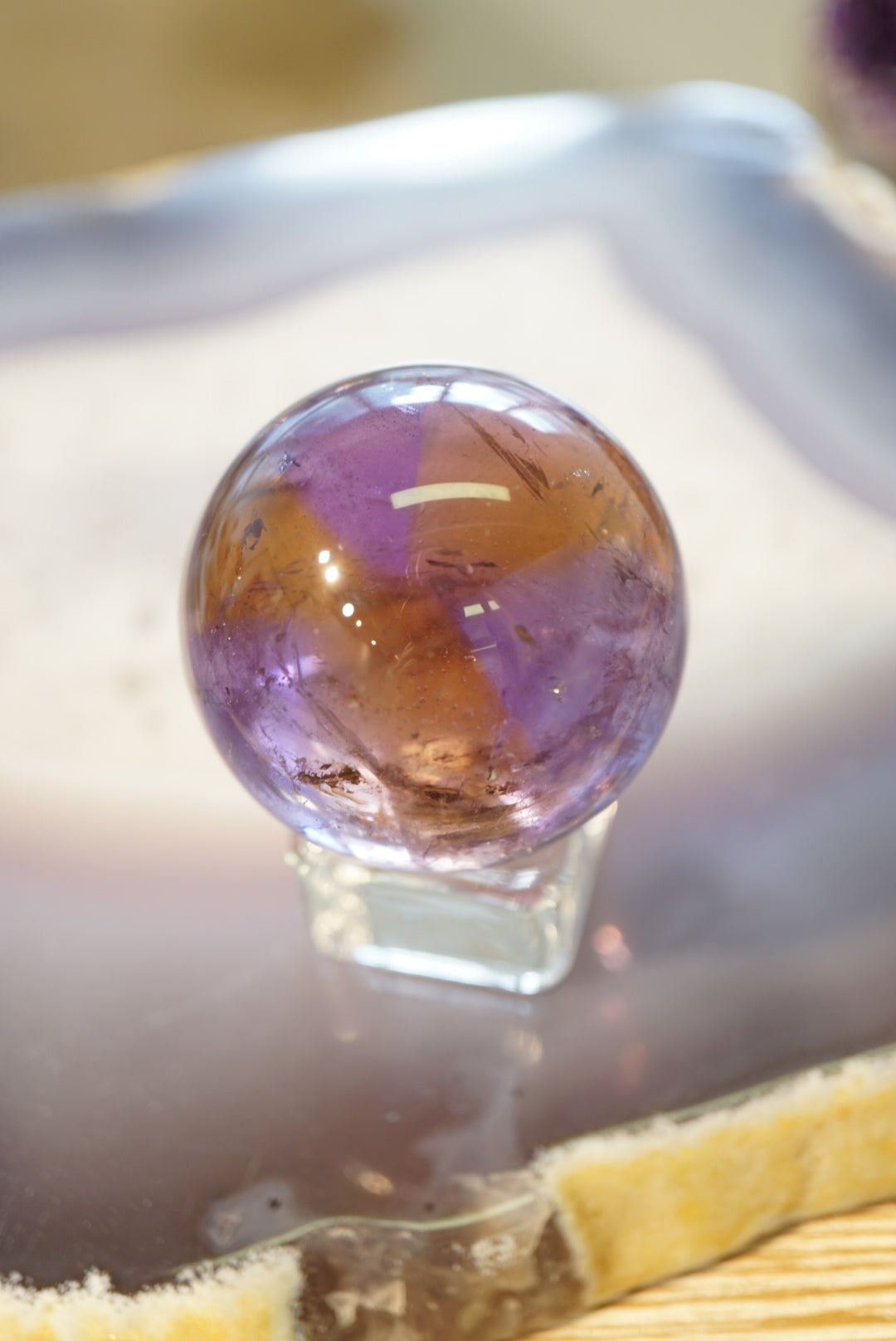 巴西紫黃晶球 - ART OF GEM 