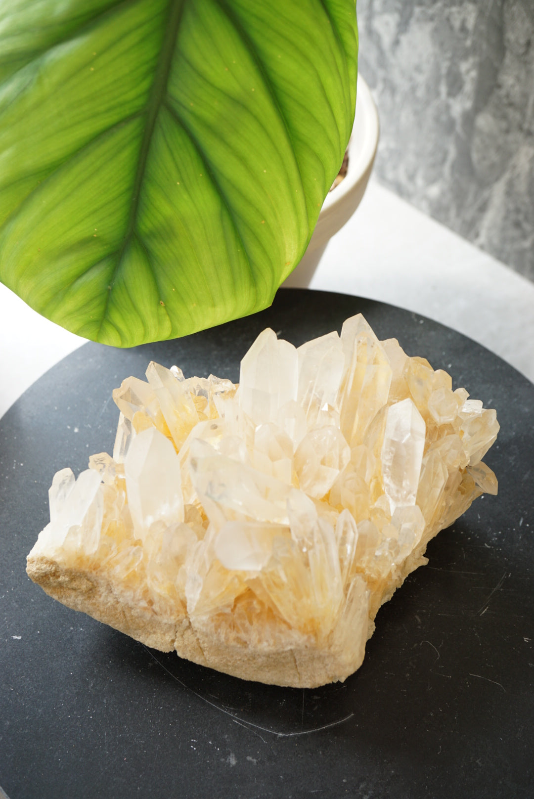 黄金治癒者/黃膠花水晶簇 - ART OF GEM 