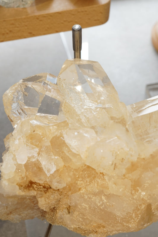 黃金印度喜馬拉雅白水晶簇 - ART OF GEM