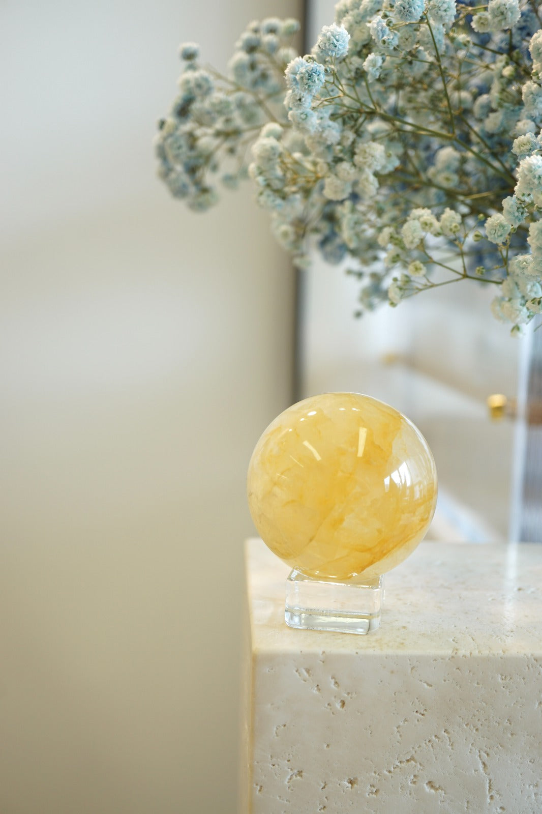 黄金治癒者-黃膠花水晶簇 - ART OF GEM 