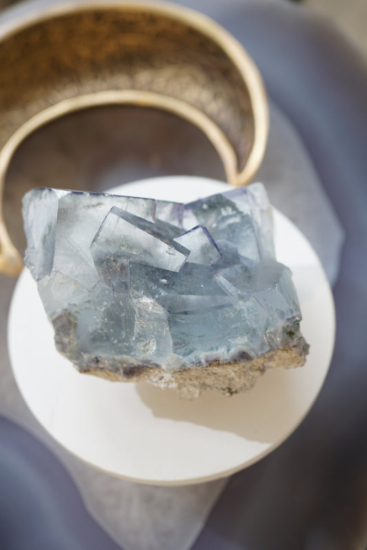 收藏級香花嶺藍螢石 - ART OF GEM