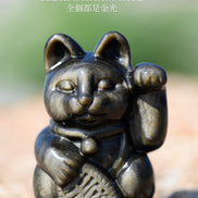 原創設計 | 金曜石招財貓 [招財及保護能量] - ART OF GEM 