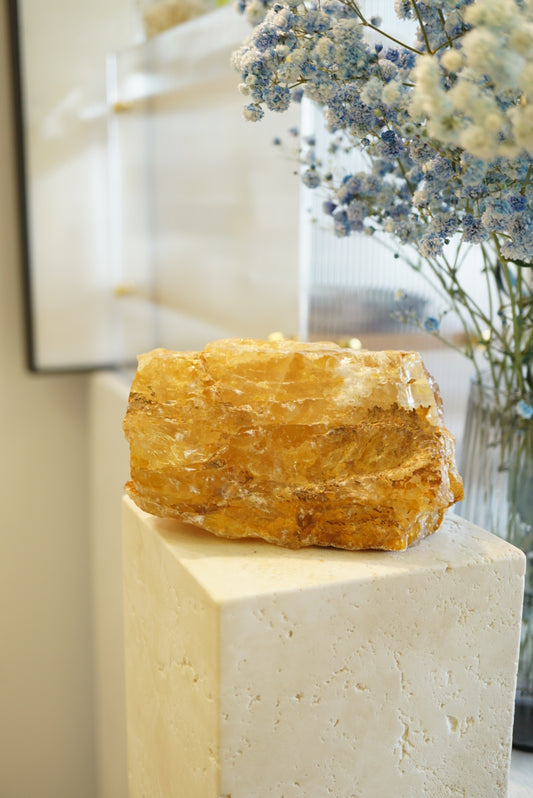 黄金治癒者/黃膠花原石 - ART OF GEM