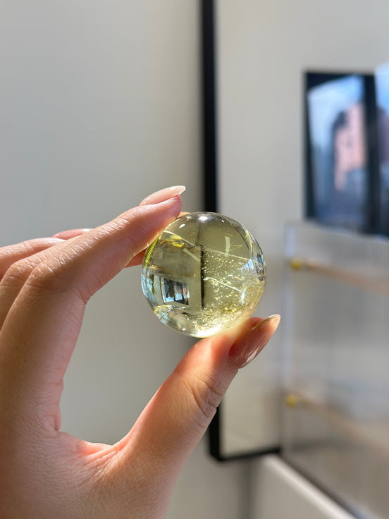 巴西彩虹黃水晶球 - ART OF GEM 