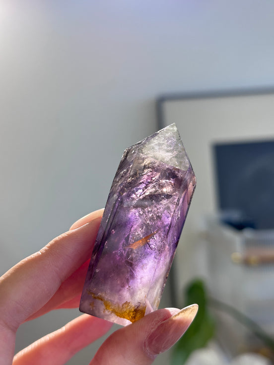 罕有紫晶骸骨柱 - ART OF GEM 