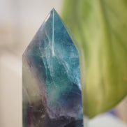 巴西藍紫綠色螢石柱 - ART OF GEM 