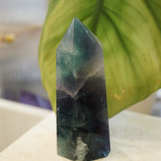 巴西藍紫綠色螢石柱 - ART OF GEM 