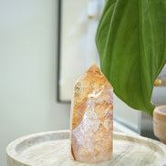 巴基斯坦紅泥骸骨水晶柱 - ART OF GEM 