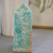 半打磨藍霰石/ 藍文石柱 - ART OF GEM 