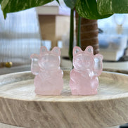 原創設計 | 粉晶招財貓 [愛情及人緣能量] - ART OF GEM 