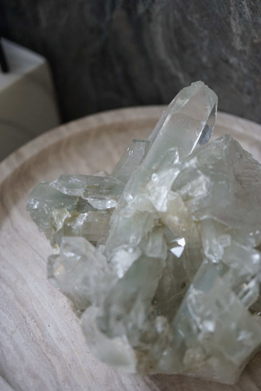 巴西綠幽靈水晶簇 - ART OF GEM 