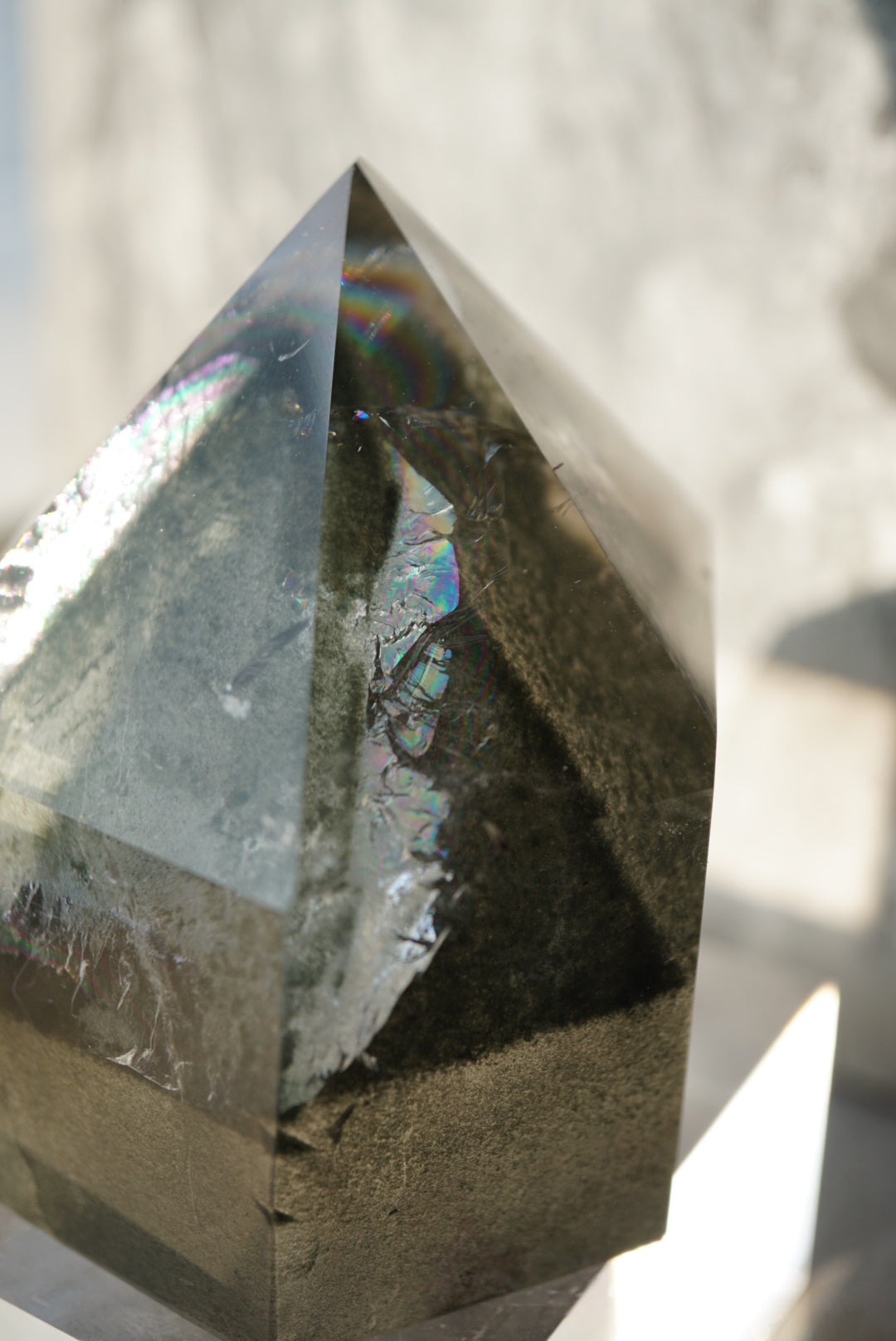 巴西綠幽靈柱帶金字塔 - ART OF GEM 