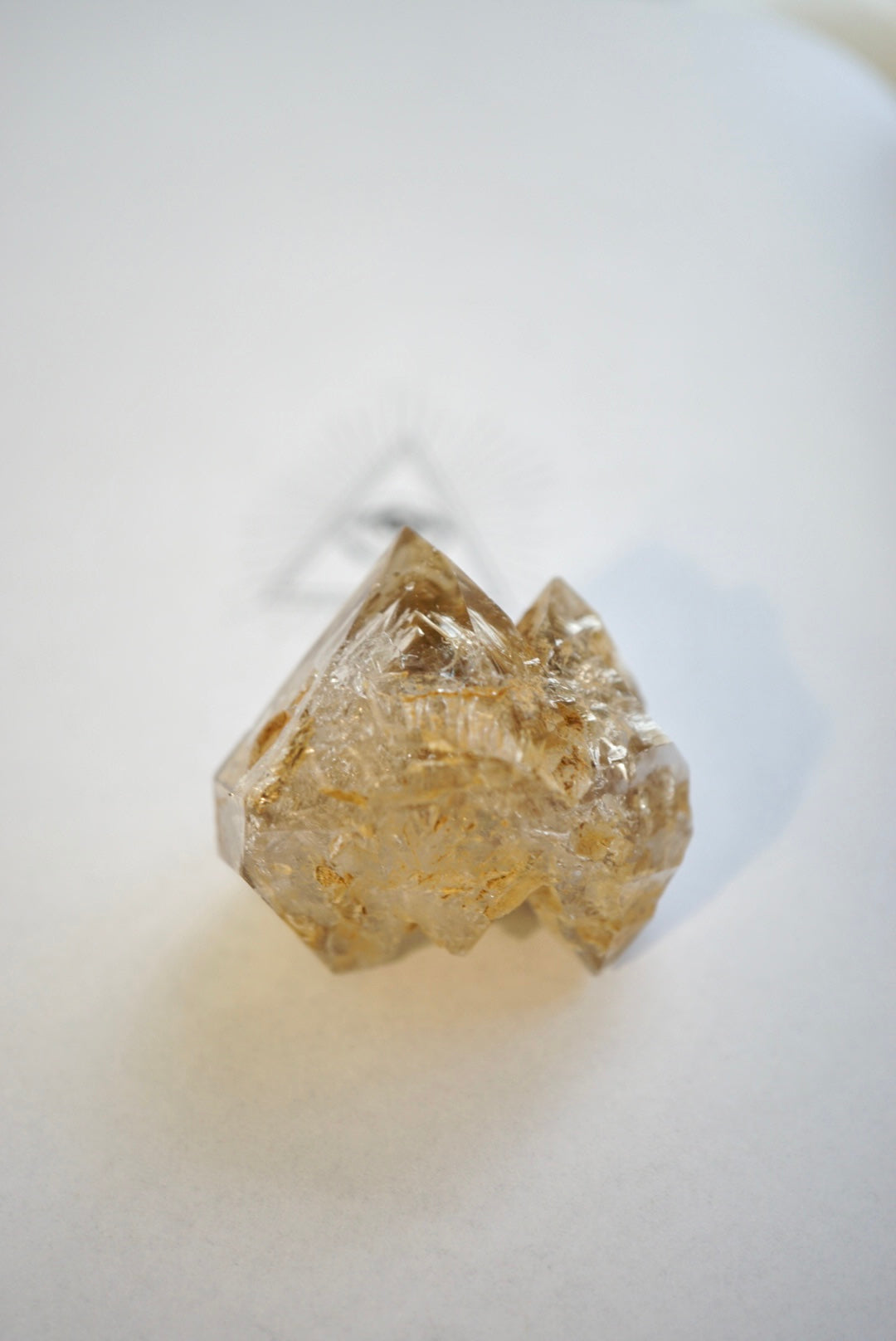 巴基斯坦城堡雙尖黃泥骸骨水晶 - ART OF GEM 
