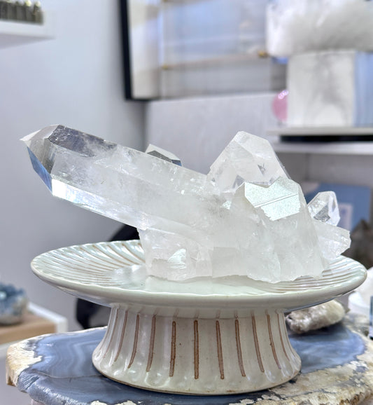 巴西白水晶簇 - ART OF GEM 