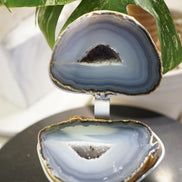 巴西藍紋瑪瑙聚寶盆 - ART OF GEM 