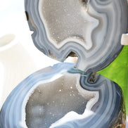 巴西藍紋瑪瑙聚寶盆 - ART OF GEM 