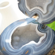巴西藍紋瑪瑙聚寶盆 - ART OF GEM 