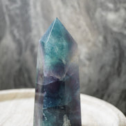 巴西藍紫綠色螢石柱 - ART OF GEM 