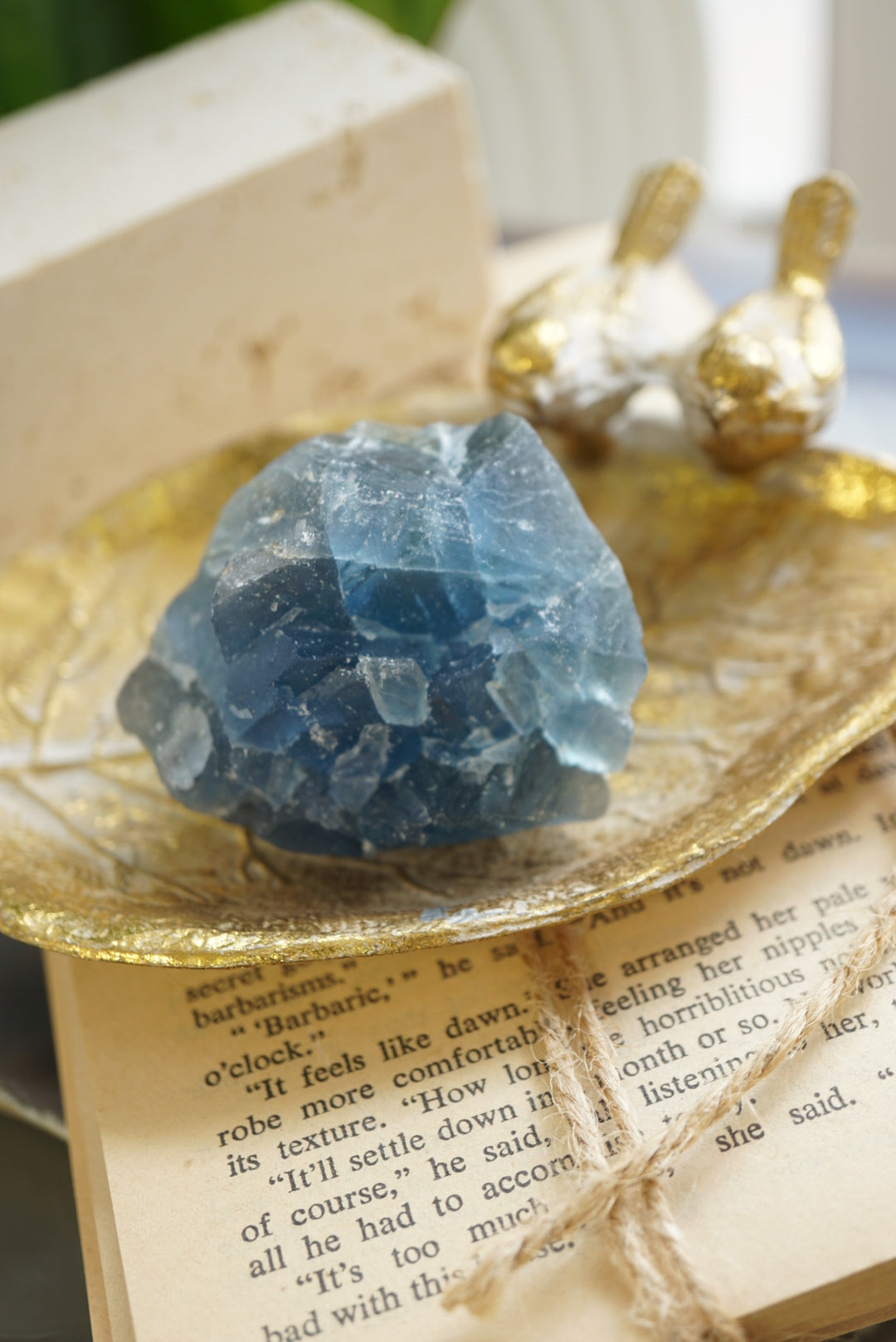 巴西藍綠螢石原石 - ART OF GEM 