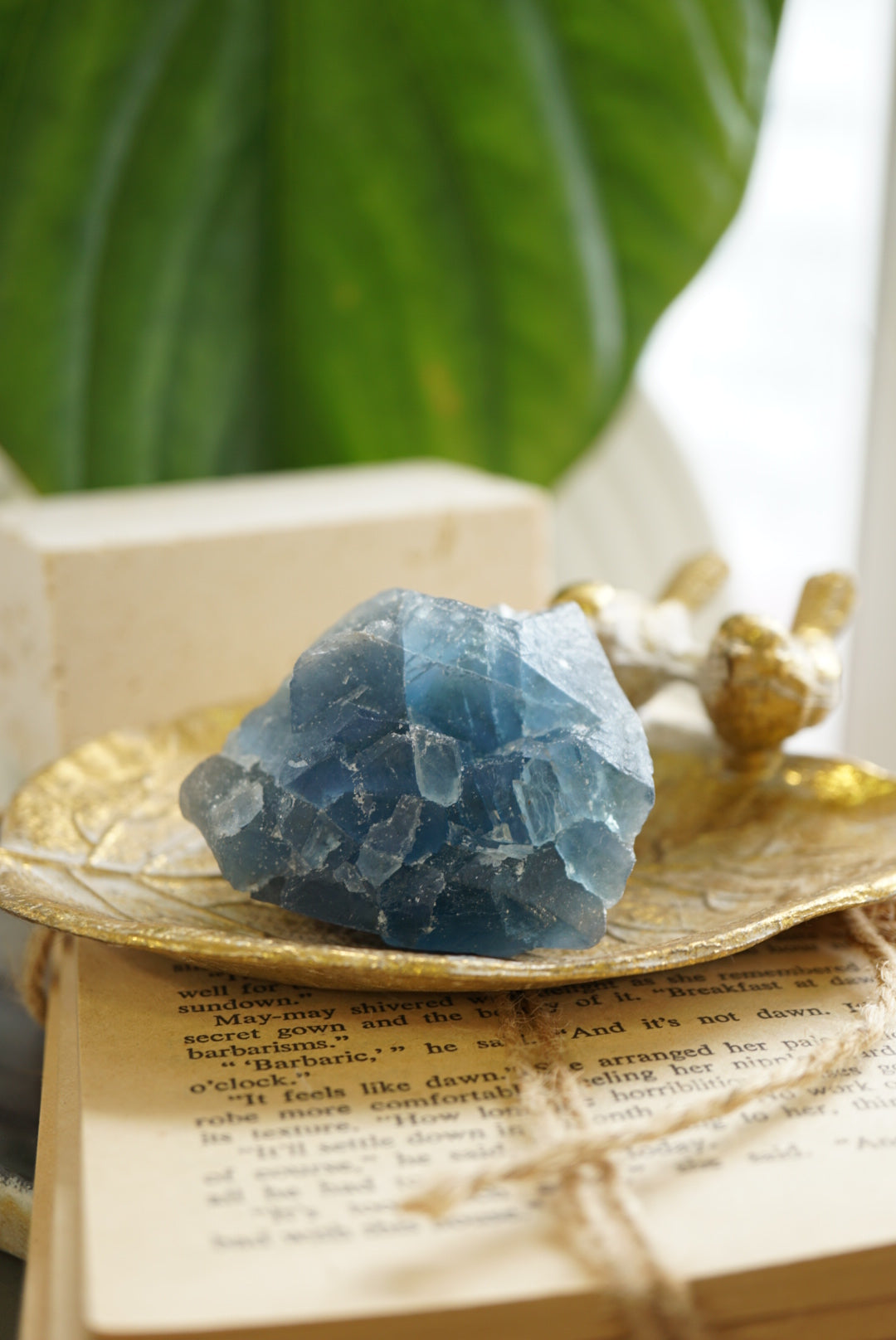 巴西藍綠螢石原石 - ART OF GEM 