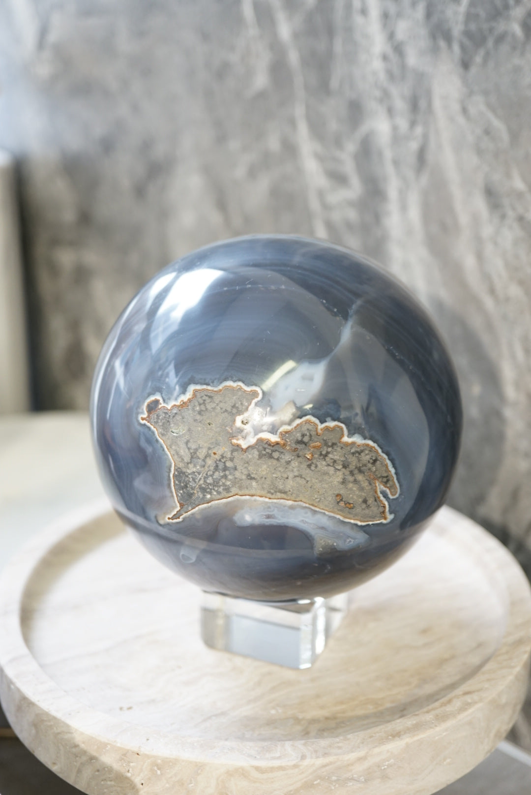 巴西瑪瑙紫水晶球 - ART OF GEM 