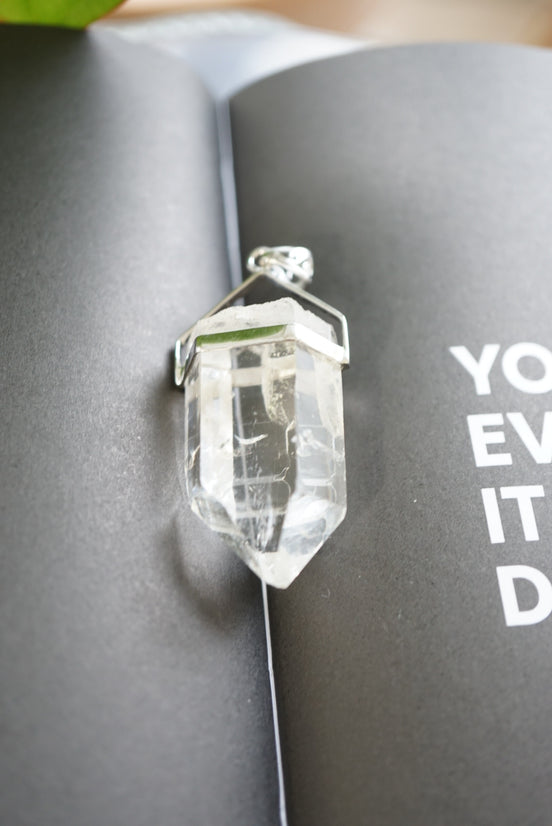 印度喜馬拉雅白水晶吊墜 - ART OF GEM 