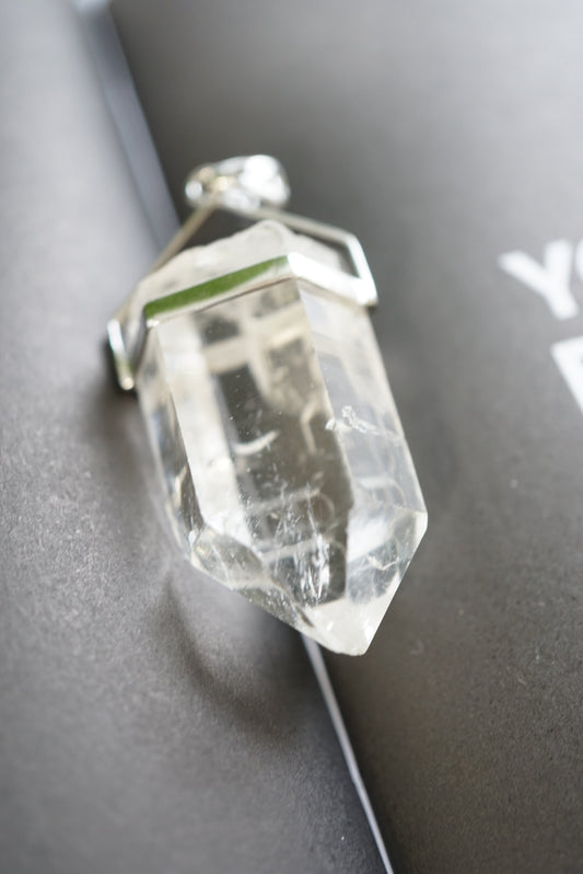 印度喜馬拉雅白水晶吊墜 - ART OF GEM