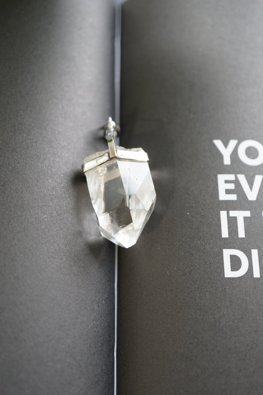 印度喜馬拉雅白水晶吊墜 - ART OF GEM