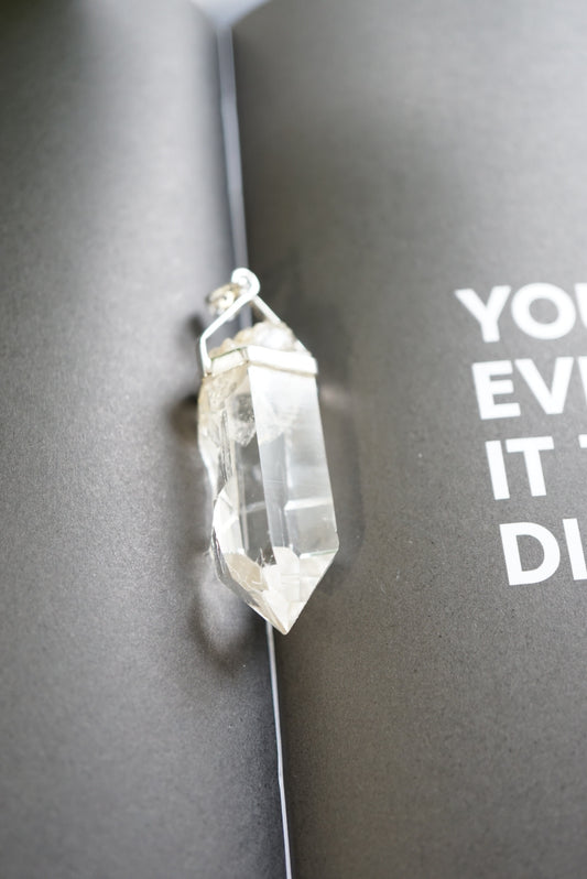 印度喜馬拉雅白水晶吊墜 - ART OF GEM