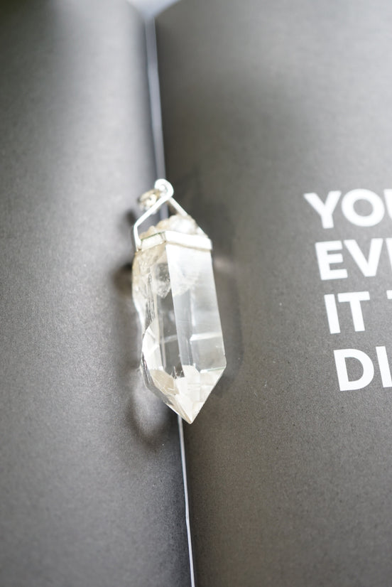 印度喜馬拉雅白水晶吊墜 - ART OF GEM 