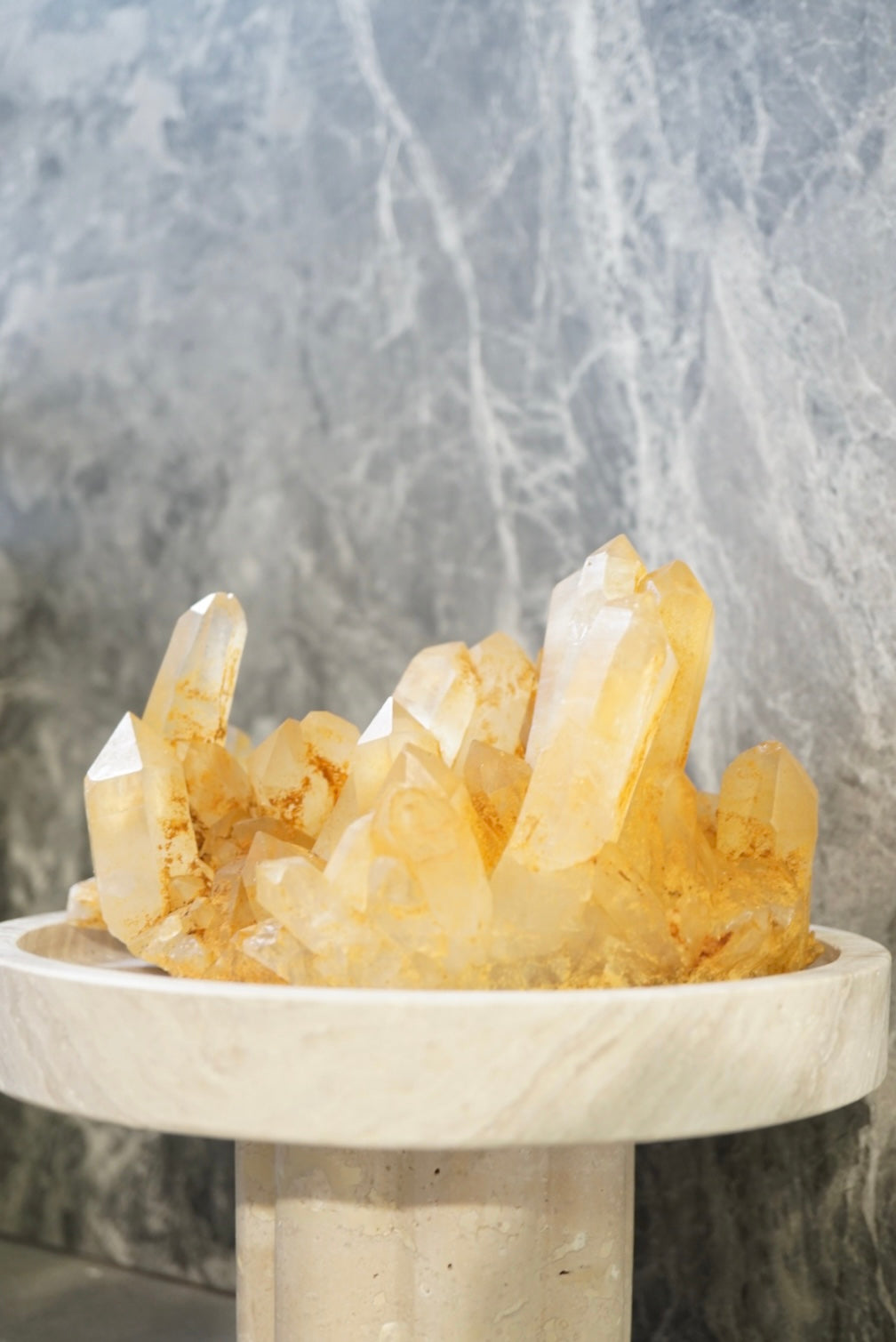 黄金治癒者/黃膠花水晶簇 - ART OF GEM 