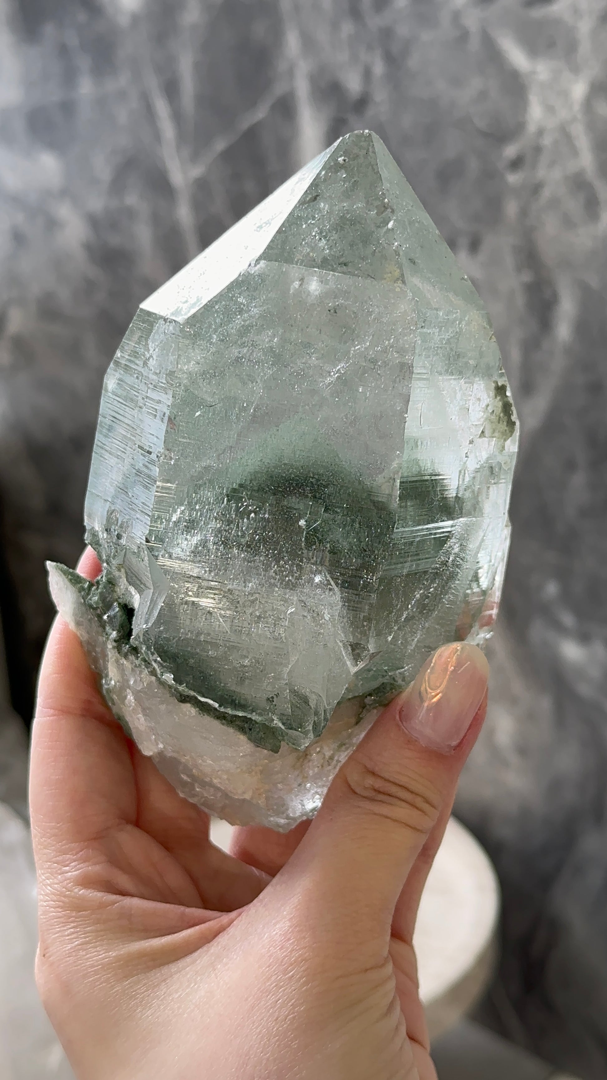 印度喜馬拉雅綠幽靈白水晶 - ART OF GEM 