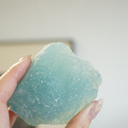 巴西海藍寶原石 (帶塗層) - ART OF GEM 
