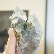 印度喜馬拉雅綠幽靈金髮晶白水晶 （帶資料庫） - ART OF GEM 