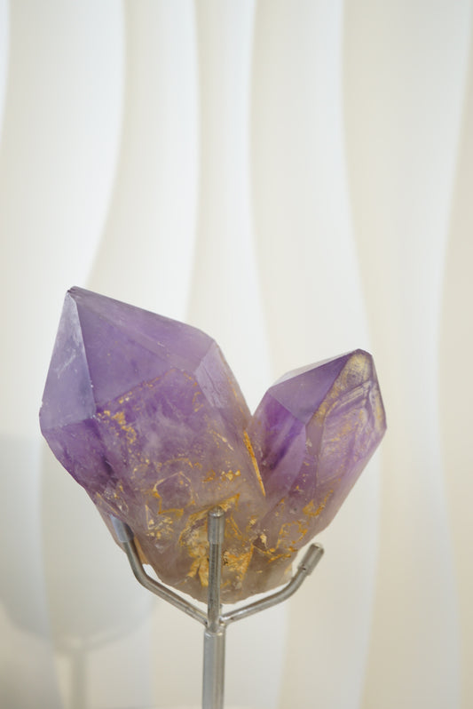 玻利維也雙生紫水晶簇 - ART OF GEM 