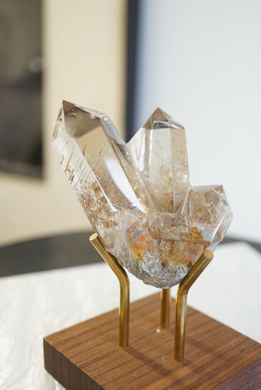巴西金鈦晶簇 - ART OF GEM 