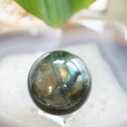 藍綠紫橙光拉長石球 - ART OF GEM 