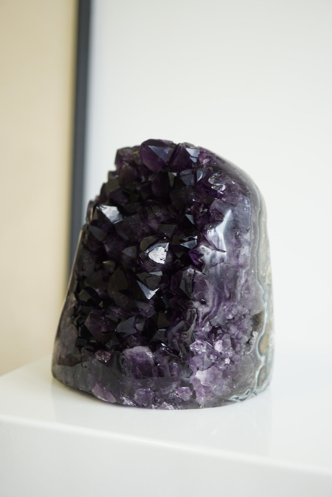 [推薦!] 烏拉圭頂級帝王紫大晶牙紫晶鎮 - ART OF GEM 