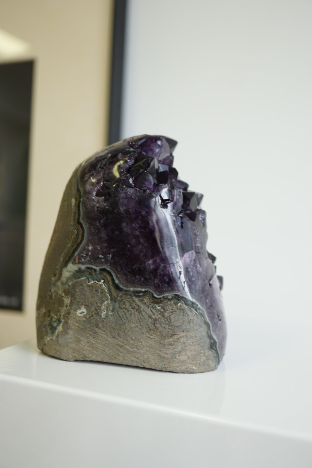 [推薦!] 烏拉圭頂級帝王紫大晶牙紫晶鎮 - ART OF GEM 