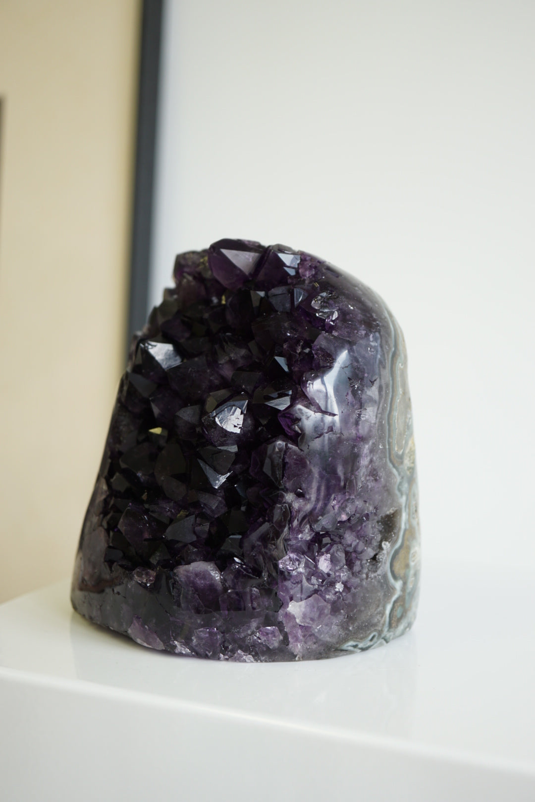 [推薦!] 烏拉圭頂級帝王紫大晶牙紫晶鎮 - ART OF GEM 