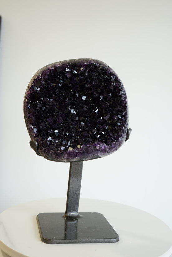 極濃「黑紫」頂級烏拉圭紫水晶 - ART OF GEM 