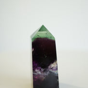 紫綠羽毛螢石柱 - ART OF GEM 