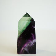 紫綠羽毛螢石柱 - ART OF GEM 