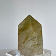 金髮綠髮晶柱 （連座） - ART OF GEM 