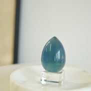 巴西藍綠螢石蛋 - ART OF GEM 