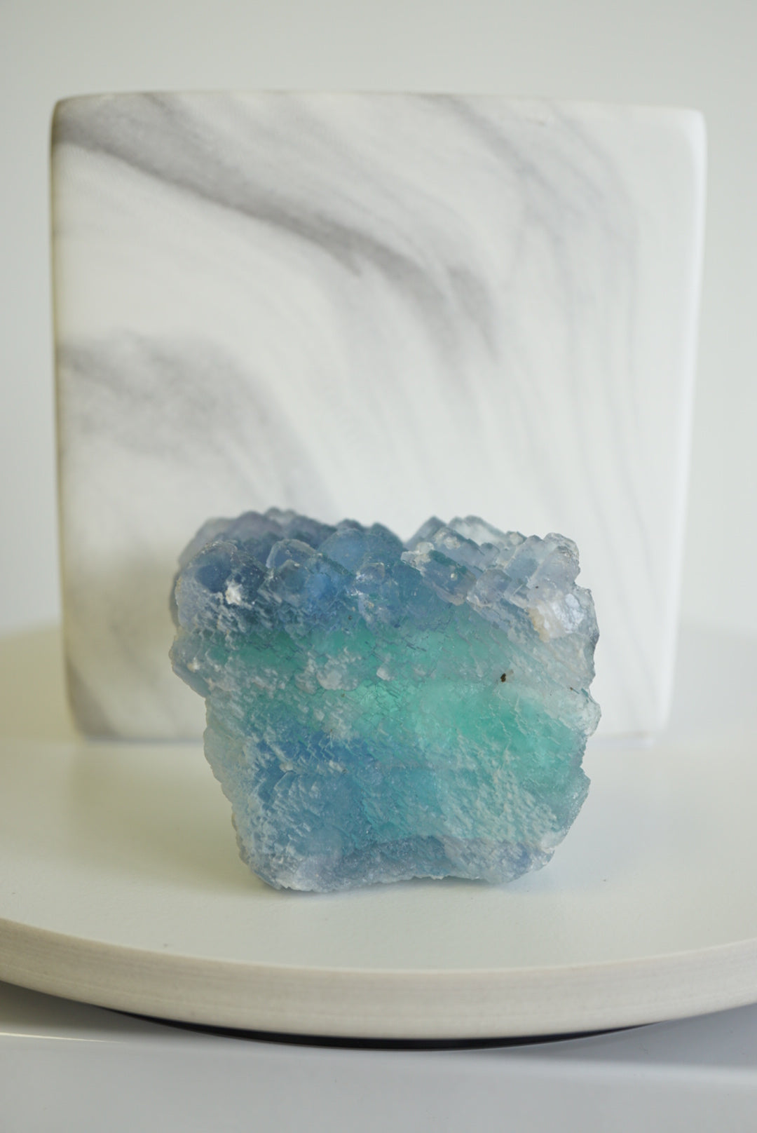 收藏級香花嶺漸變藍螢石 - ART OF GEM 