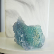 收藏級香花嶺漸變藍螢石 - ART OF GEM 