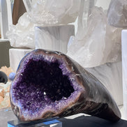 罕有烏拉圭全瑪瑙拋光紫晶洞 - ART OF GEM 