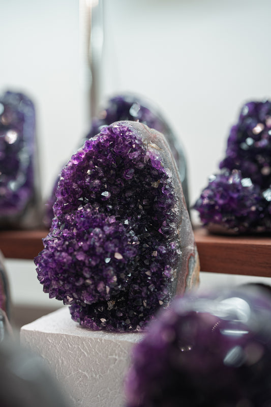 烏拉圭頂級紫晶鎮 （帶紫晶花） - ART OF GEM 