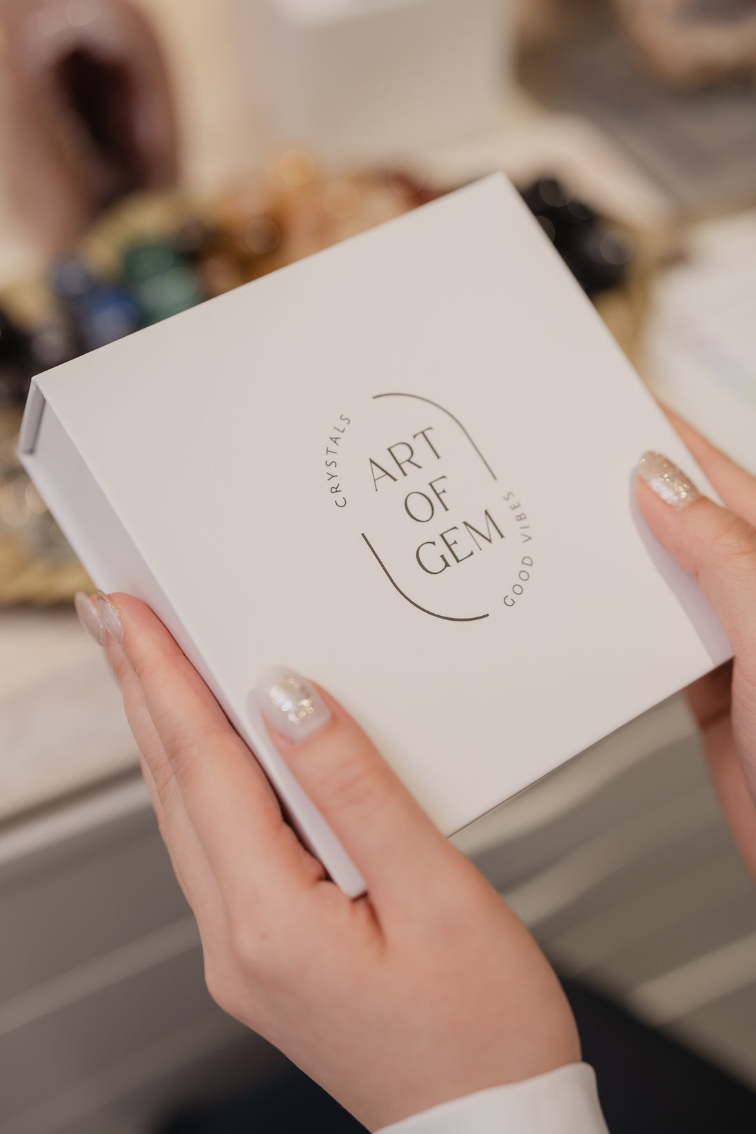 七輪水晶收藏盒 - ART OF GEM 